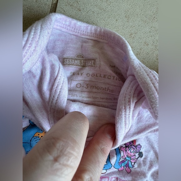 Little sleepies sesame Street‎ 0-3m play collection onesie - Picture 2 of 3